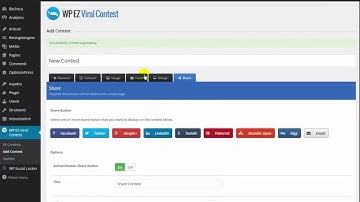 WP EZ Viral Contest Wordpress Plugin