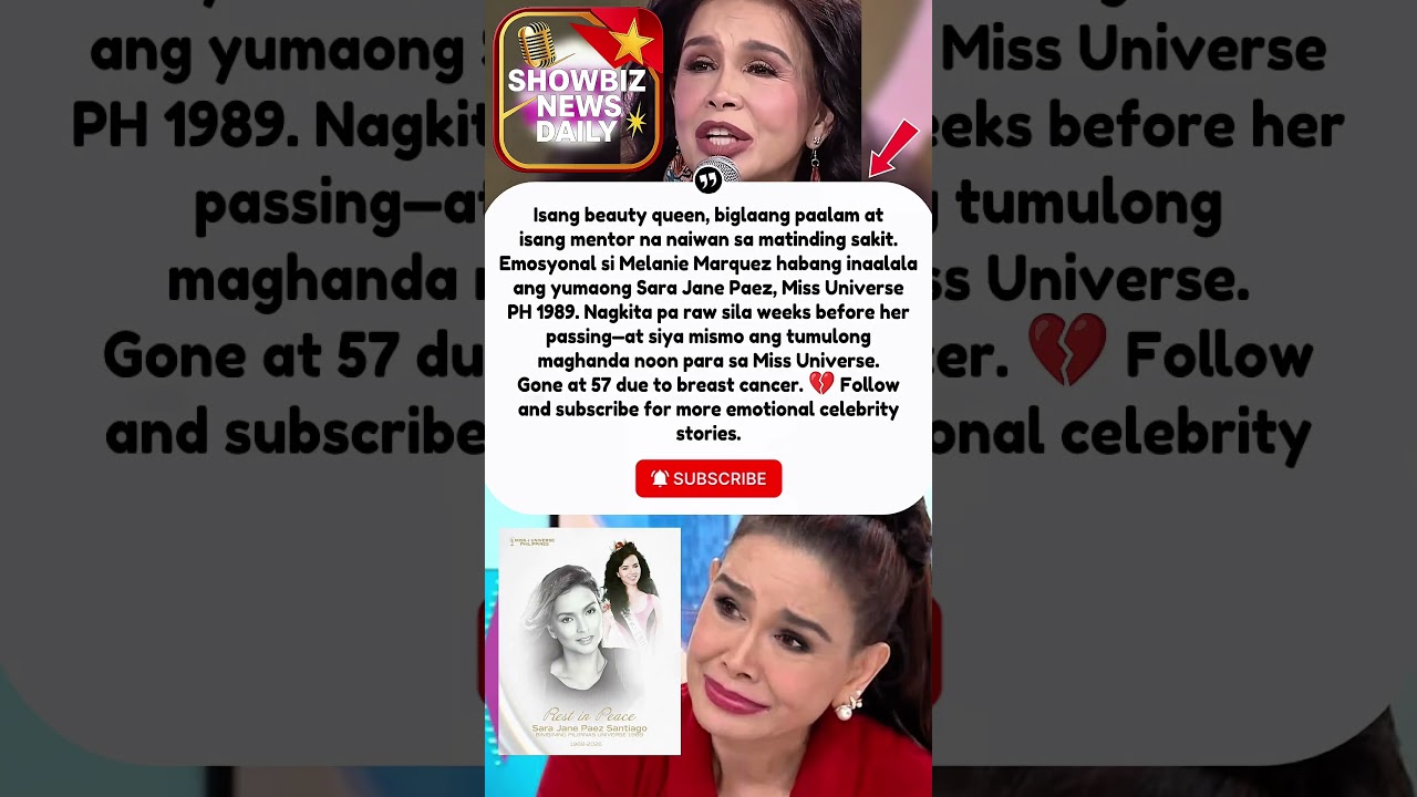 Melanie Marquez Breaks Down Over Sara Jane Paez Death 