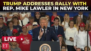 LIVE | Trump addresses New York rally as voters sour on the economy, hails ‘Mr. Salt’ Lawler