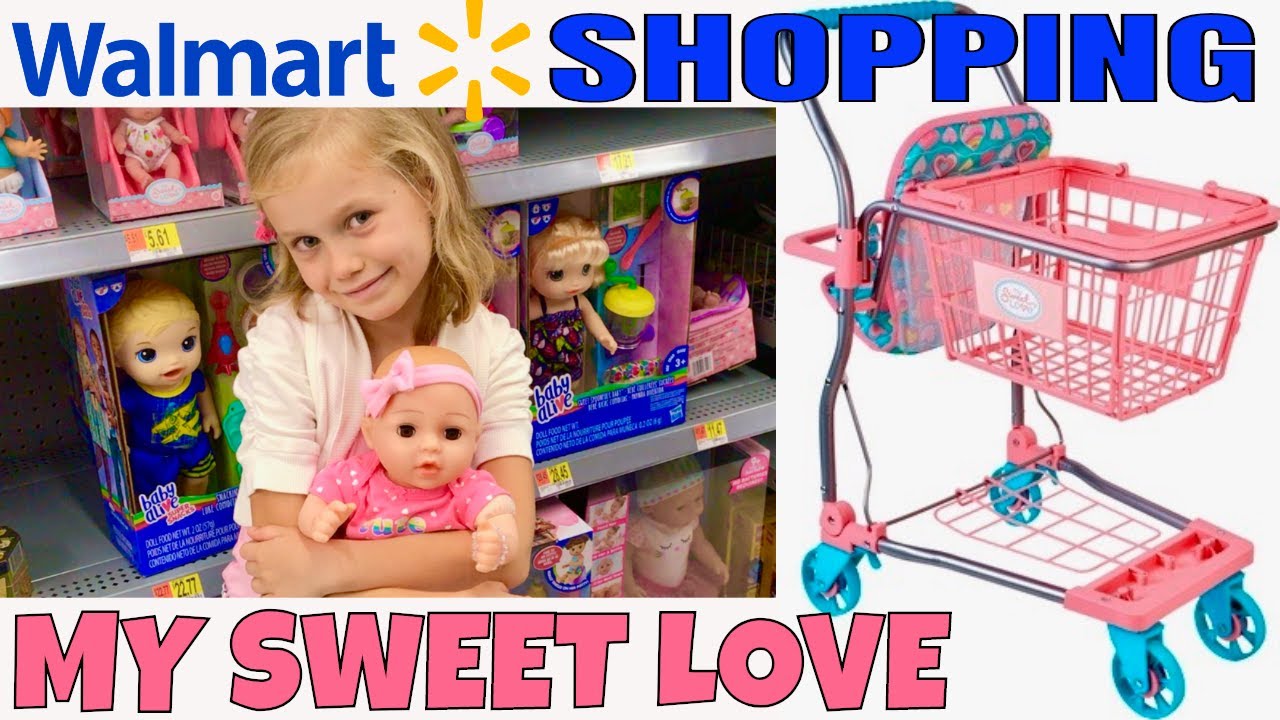 handikap Lederen Det 😃Yay! Walmart Trip With Skye! 🛒My Sweet Love Shopping Cart Unboxing &  Review! - YouTube