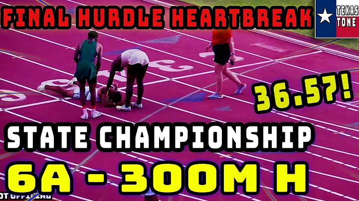 6A Boys - 300M Hurdles - State Final [Cy Woods, Me...