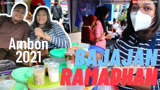 NGABUBURIT BUYING TAKJIL IN FRONT OF ALFATAH MOSQUE AMBON
