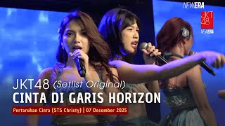 JKT48 - Cinta di Garis Horizon | Pertaruhan Cinta (STS Christy) 07 Desember 2025