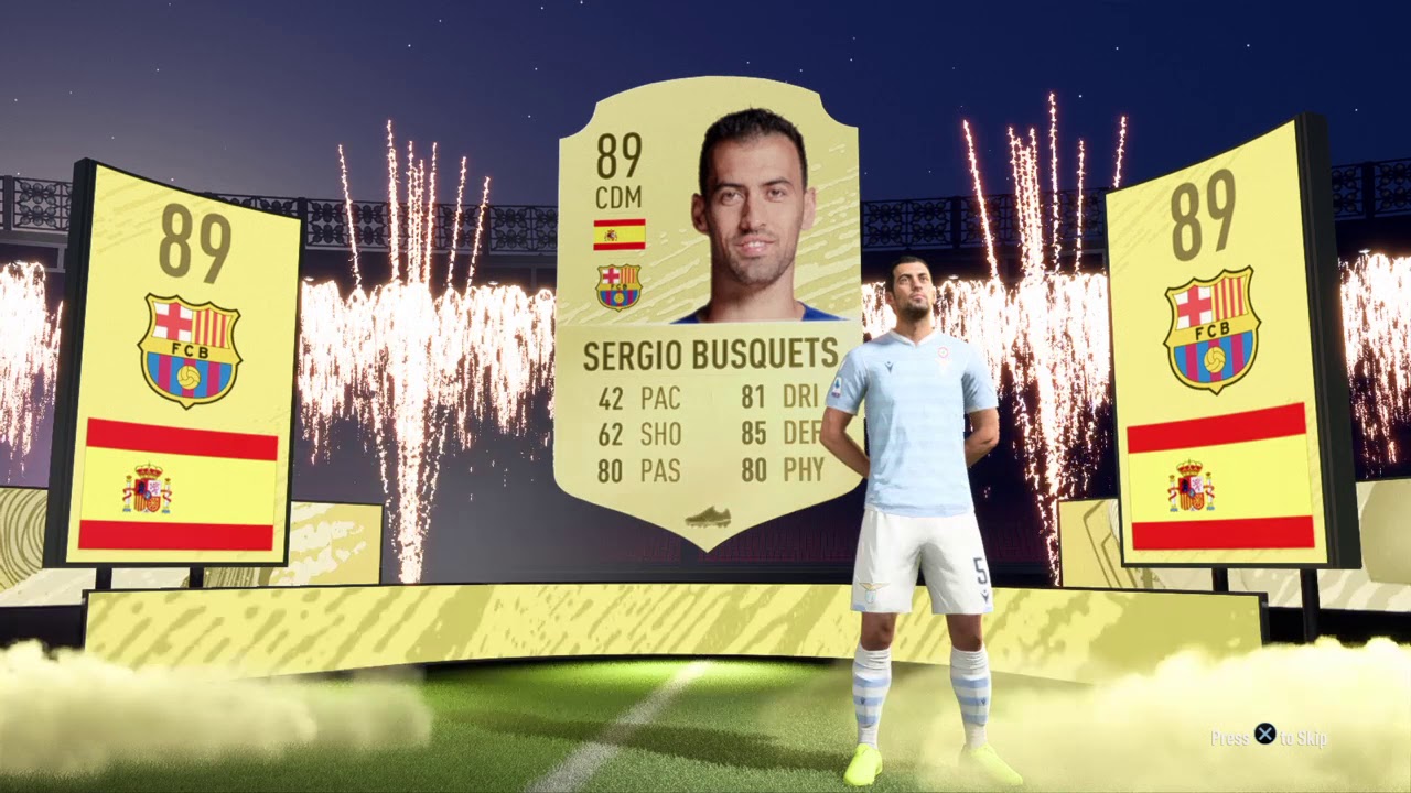 FIFA 20 Packed Busquets and a TOTW!!! YouTube