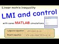 📖LMI and control (with some MATLAB simulations) ✅Linear matrix inequalities✅