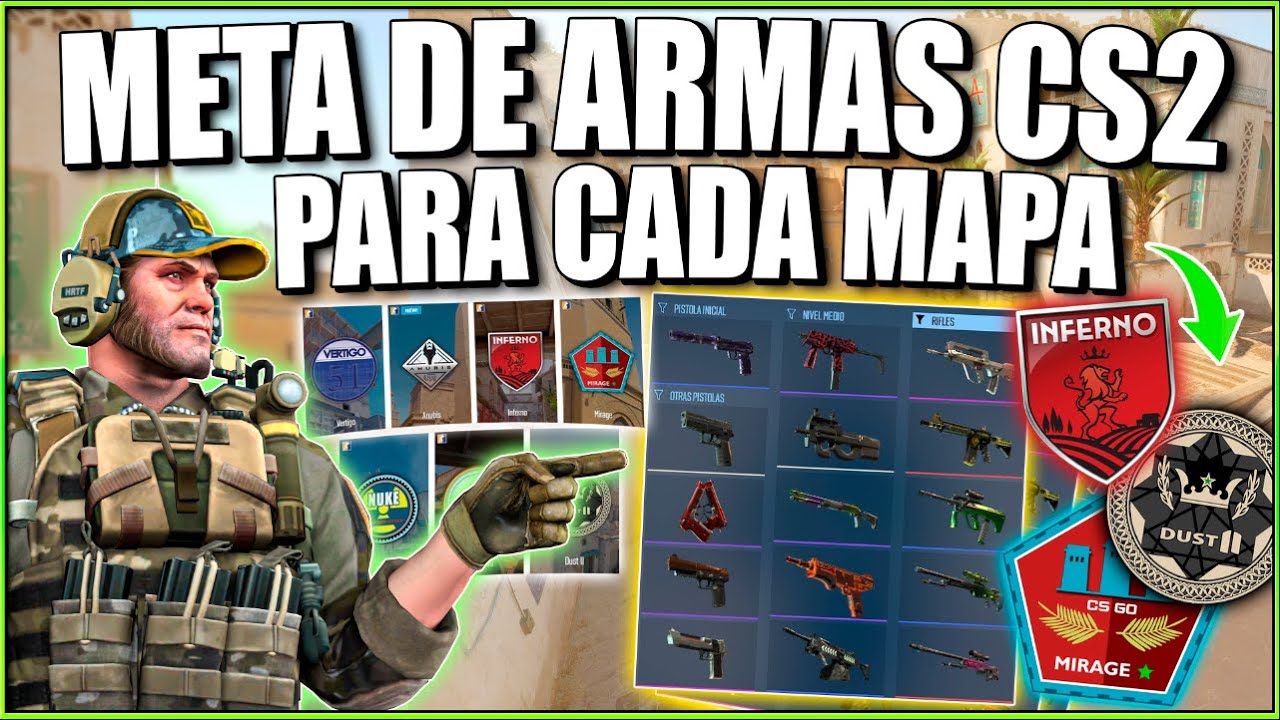 Como está o RECOIL e TAPS no CS2? - Testei as ARMAS e dei DICAS do META  ATUAL (COUNTER-STRIKE 2) 