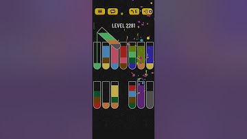 Water sort puzzle level 2281