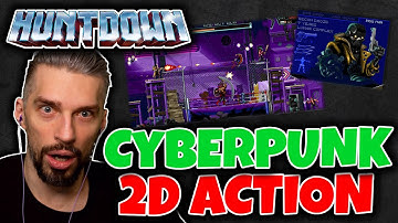 Stylish 2d Action - Huntdown [First Impressions] Gameplay