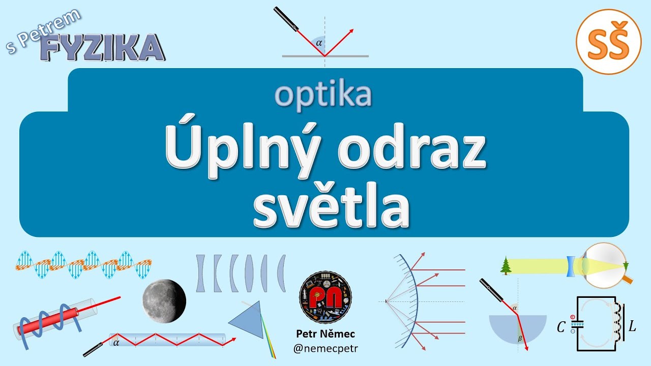 Úplný odraz - fyzika SŠ