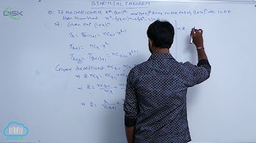 Binomial Theorem for positive integral index || The Coefficient || Disk Telangana