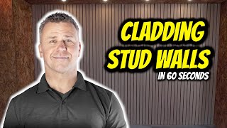CLADDING STUD WALLS IN 60 SECONDS! | 60 Second DIY Tips | Acoustic Wall Panel Guide