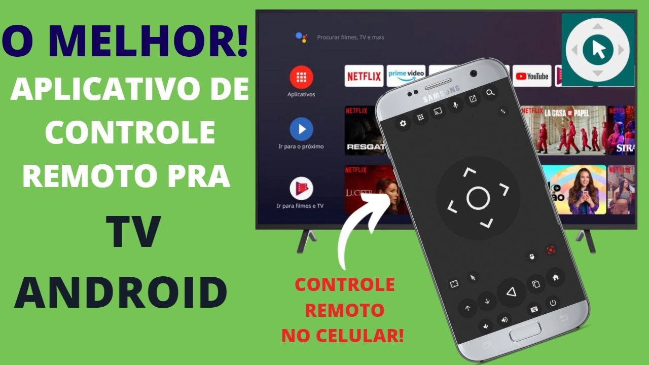 Como Controlar Smart Tv Android/Tv Box pelo Celular (MELHOR App