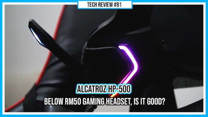 ALCATROZ NEOX HP500 RGB GAMING HEADPHONE [WHITE GREY] - Gadgets & IT