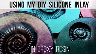 Using DIY Silicone Inlays in Epoxy Resin