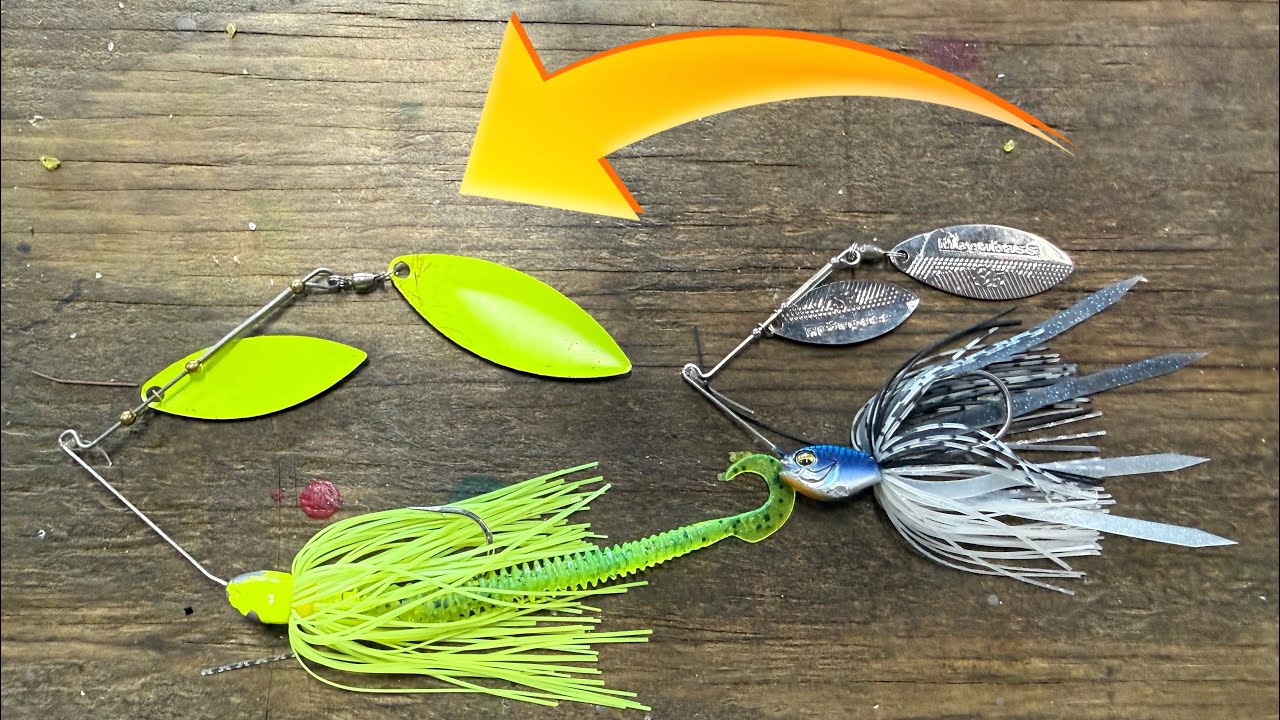 When Bass Prefer Colored Spinnerbait Blades…