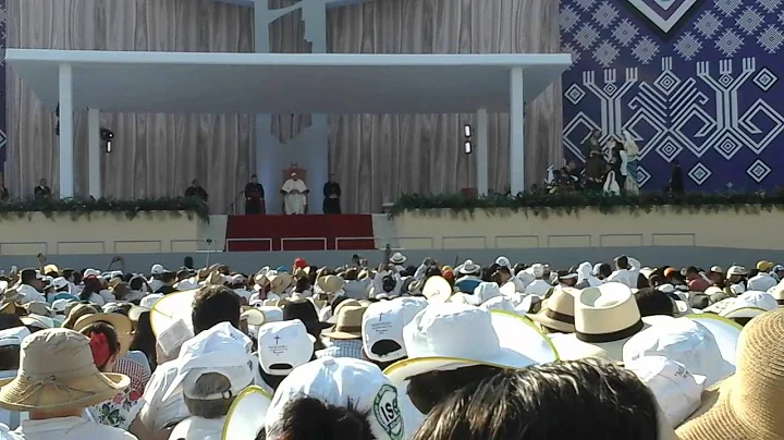 Palabras de Mons. Chavolla al Papa Francisco