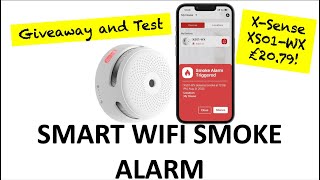 Smart WiFi Smoke Detector Review and Giveaway - X-Sense XS01-WX