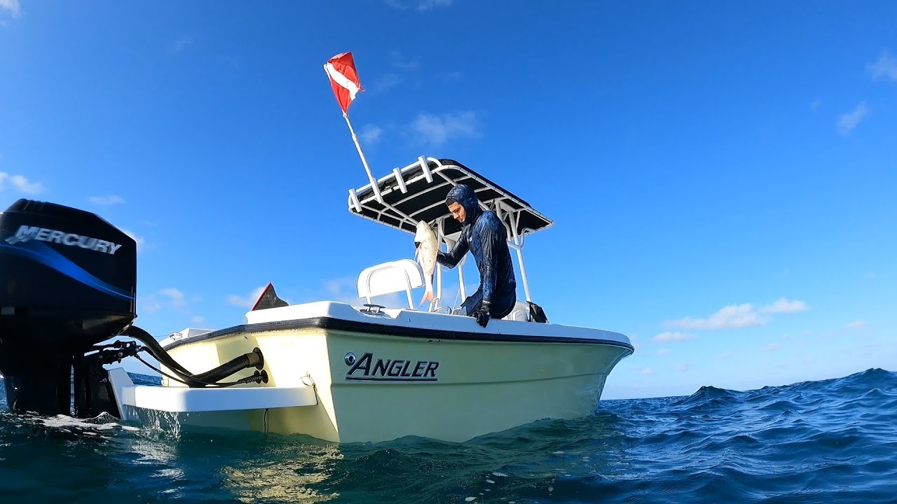 Back to spearfishing in Marathon YouTube