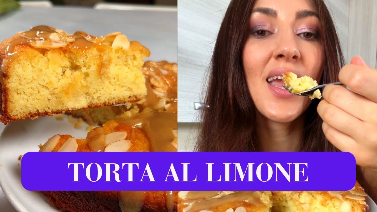 TORTA AL PROFUMO DI LIMONE SENZA FARINA - (Ricetta SENZA GLUTINE