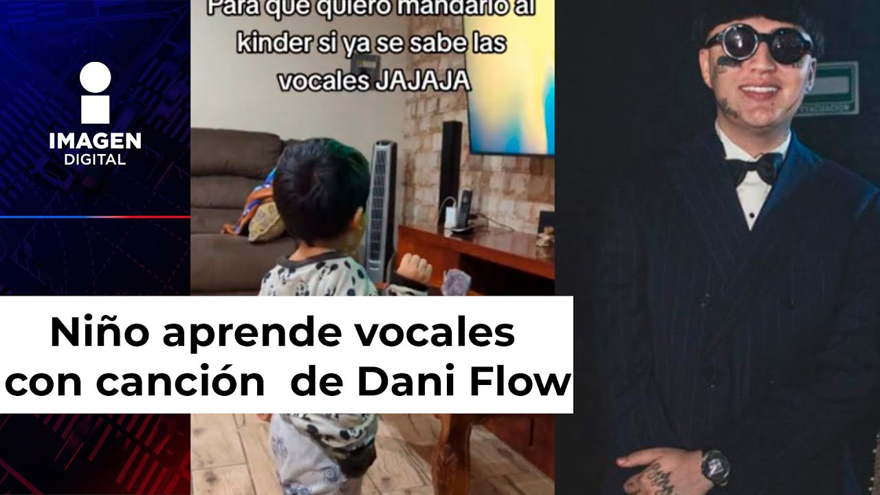 Un niño se aprende las vocales con canción de Dani Flow y se viraliza ...