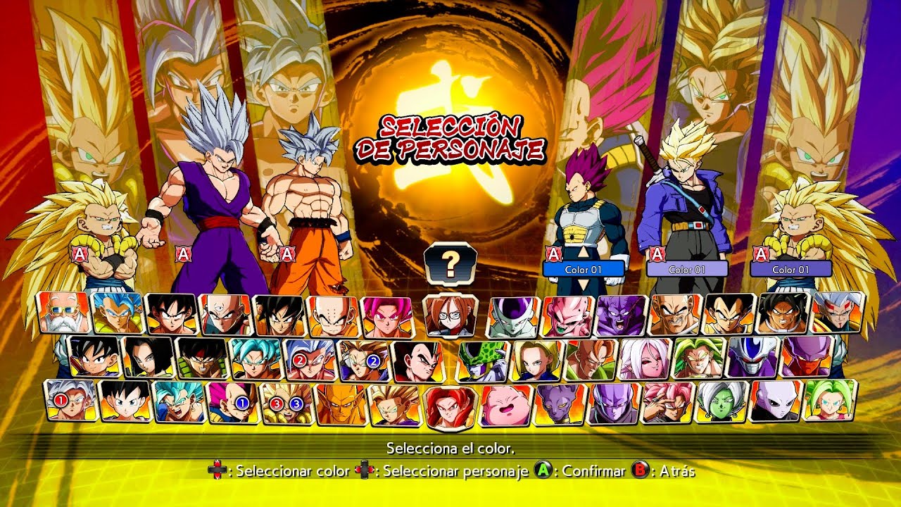Dragon Ball FighterZ - SON FAMILY VS VEGETA CLAN