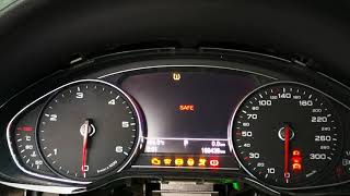 audi a8 instrument cluster component protection online removal