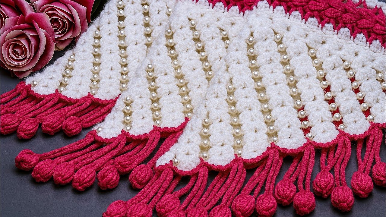 Unique! 🎀✨ Woolen Toran Design || Decoration Ideás #woolentoran #crochetprojects