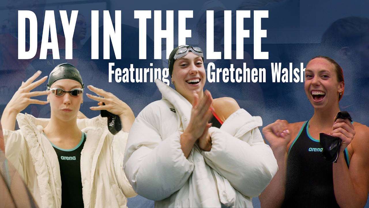 Spilled Coffee, Therapy Dogs, and a WORLD RECORD All in One Day?! | Gretchen Walsh Day in the Life
