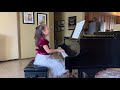 Mozart Sonata in C Major K. 545 I. Allegro - Sophia (age 7)