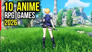 Top 10 Best  ANIME RPG games Mobile 2026 (Update) screenshot 5