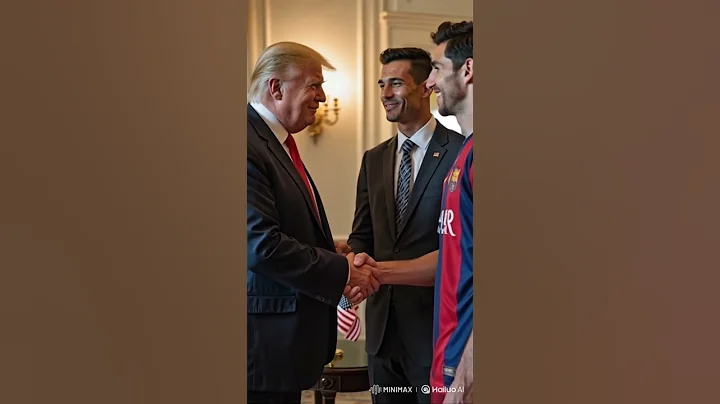 Ronaldo & messi shake hand with Donald Trump 🇺🇸 #ytshorts #shorts #america #ronaldo #messi #football