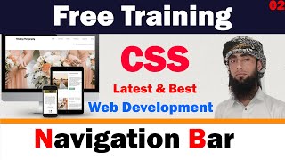 #02 👉How to Create Navigation Bar Using HTML and CSS | Learn The 👌Best and Easy Way