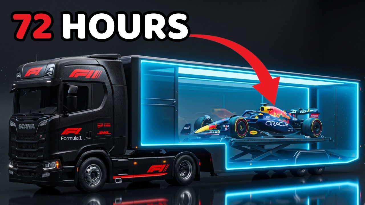 How Formula 1 Moves Its Entire Operation in 72 Hours