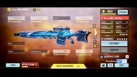 *MYTHIC* Buying Rytec AMR Nautilus For EXPLOSIVE MAG Gunsmith / Abyssal State Mythic Draw CODMOBILE