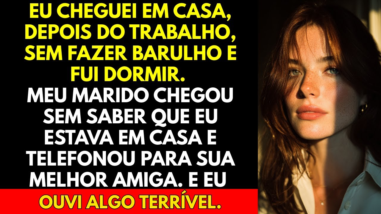 Eu cheguei em casa, depois do trabalho, sem fazer barulho e fui dormir. Meu marido chegou sem...