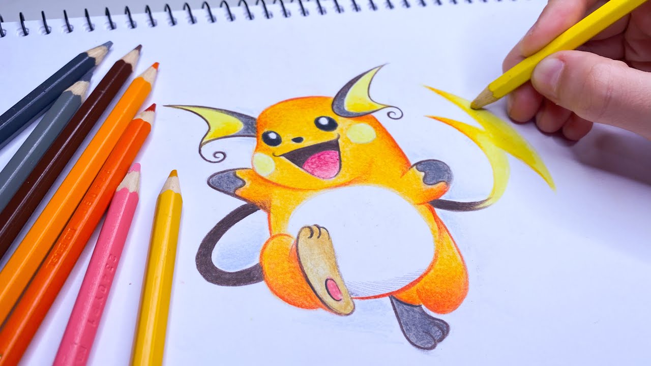 Como Desenhar e Pintar POKEMÓN - RICHU - Vídeo Dailymotion