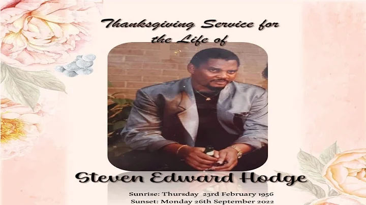 Thanksgiving Services for the Life of Steven Edwar...
