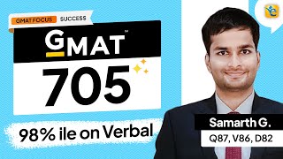 GFE 705: Verbal Excellence powers 99th Percentile on the GMAT