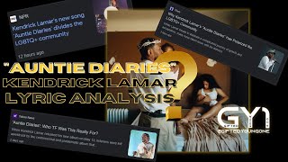Black Trans Man Lyric Breakdown - ‘Auntie Diaries’ by Kendrick Lamar