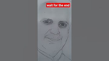 Realistic Sketching!!! 😮 || Realistic Sketch of  Rajendra Shukla #shorts #sketch #shortvideo #viral