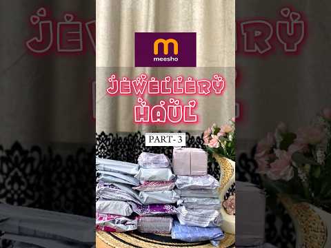 Meesho Jewellery Haul Part-3✨❤️| A.D. jewellery collection #meesho #creator2creator #shorts