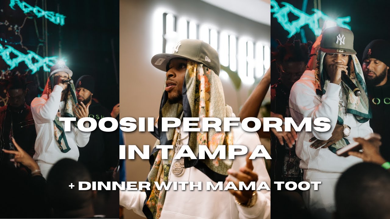 Toosii Performs in Tampa + Dinner with Mama Toot