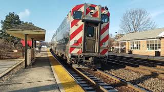 Metra Union Pacific-West Line Train 25 to Elburn at Glen Ellyn