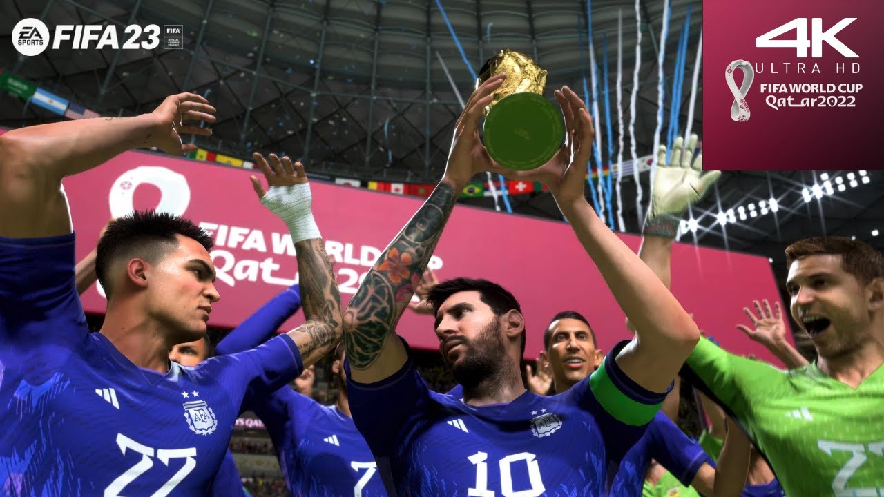 FIFA World Cup Final | Argentina vs Brazil | FIFA 23 Full Gameplay | 4K | HDR