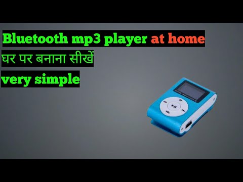 How to make mp3 player at home   Bluetooth mp3 player  very simple    how to make Bluetooth earphone