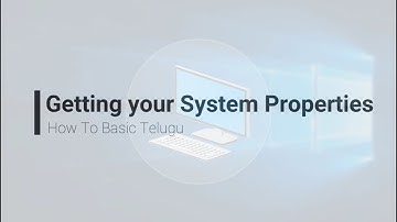 How to Check System Properties in Windows 10/8/7 | System Properties in Pc/Laptop | HowToBasicTelugu