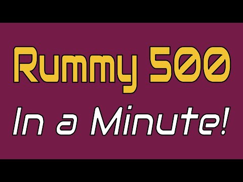 Rummy 500 in a Minute... or Three | a quick look at the game | Skip Solo