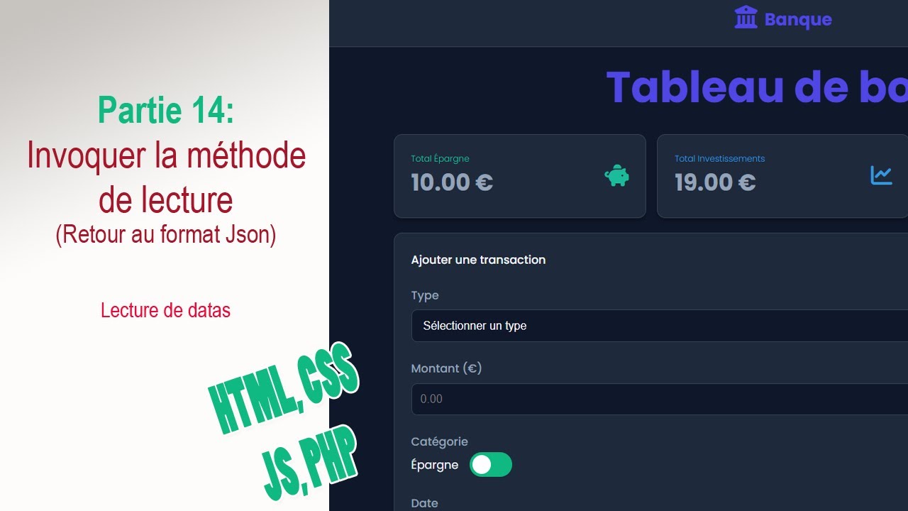 Fullstack #14/27 : Invoquer la méthode de lecture 