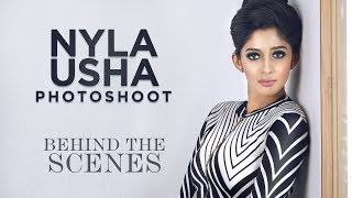 Exclusive Behind The Scenes Video Of Nyla Usha Photoshoot For Grihalakshmi