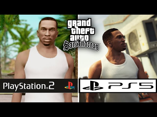 PS4 vs PS2 Graphics Comparison Gta 5 vs Gta San Andreas FULL HD 1080p -  video Dailymotion